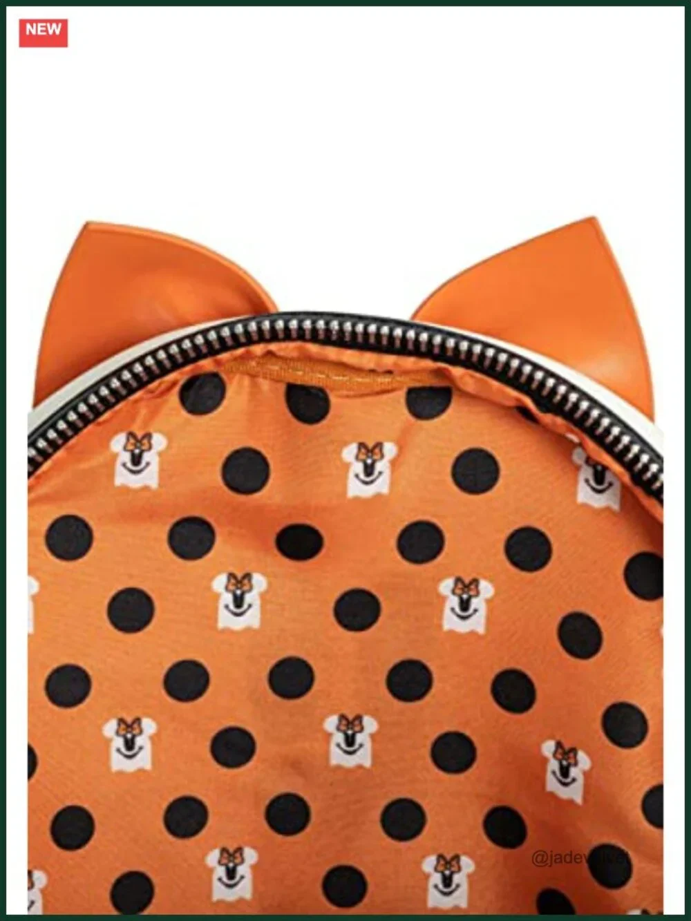 Loungefly Disney Ghost Minnie Mouse Glow in the Dark Faux Leather Double Strap